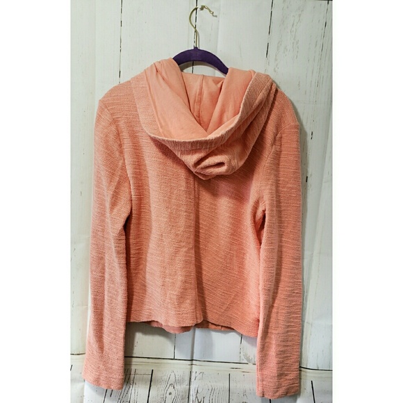 **SALE** SATURDAY SUNDAY orange moto zip jacket S - Picture 4 of 7